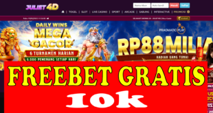 Freebet Tanpa Deposit 10k Gratis Dari JULIET4D