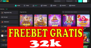 Freebet Tanpa Deposit 32k Gratis Dari TROY698