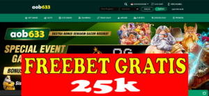 Freebet Tanpa Deposit 25k Gratis Dari AOB633