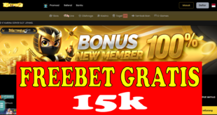 METASUI: Freebet Gratis 15k Tanpa Deposit
