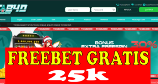 Freebet Tanpa Deposit 25k Gratis Dari TAB4D