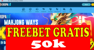 Freebet 50k Gratis Slot Game dari EROPA99