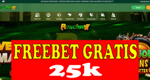 Freebet Tanpa Deposit 25k Gratis Dari RUNCING77