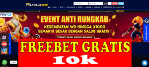 Freebet 10k Gratis Download Aplikasi Dari PAPILO99